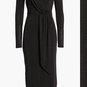 Good American Good Touch Long Sleeve Wrap Dress size 3